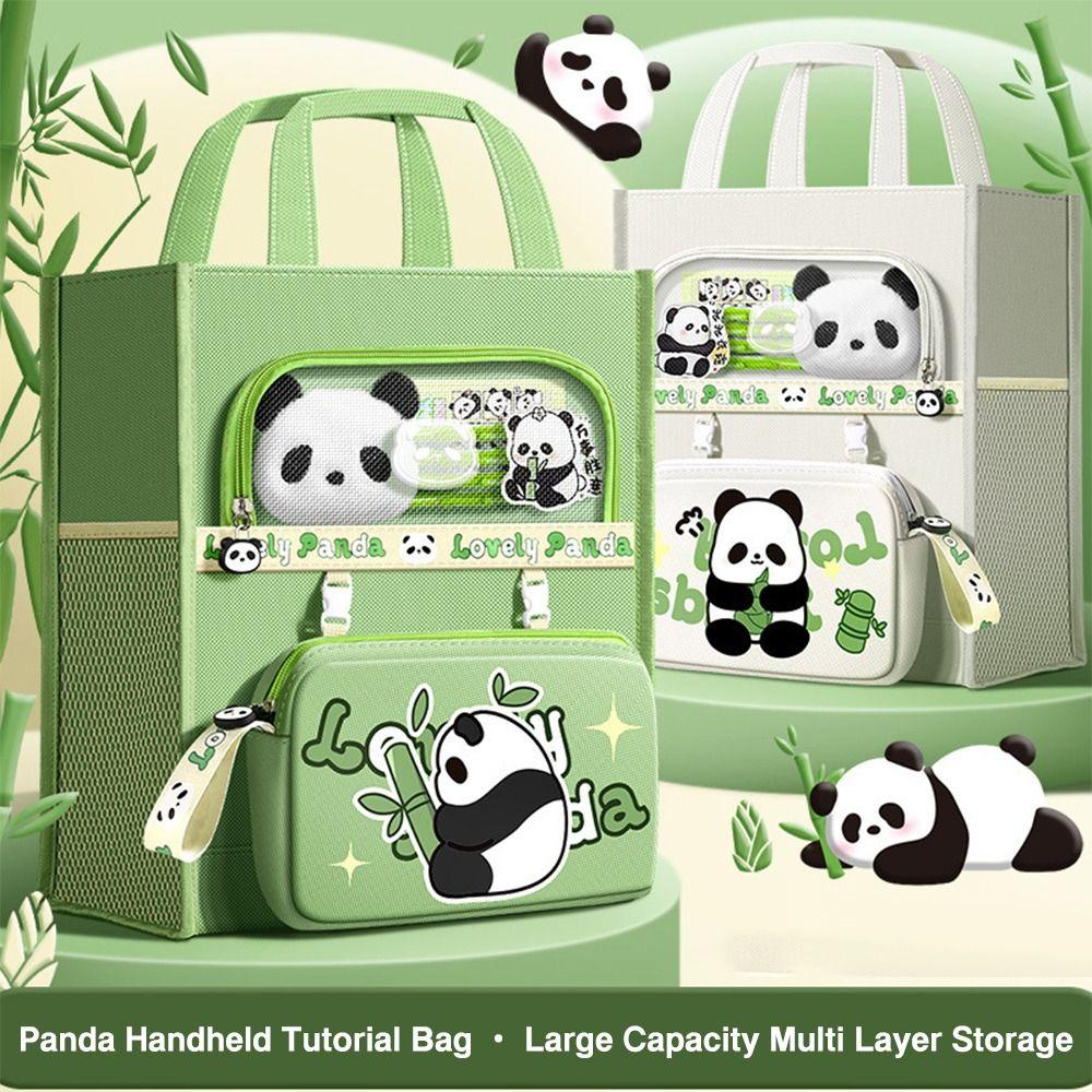 Large-capacity Students Tutorial Bag Six-Layer Stationery Storage Bag File Bag  School Office