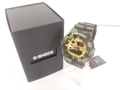 Серия BOLD CAMO КАМУФЛЯЖ И ЗОЛОТО / CASIO G-SHOCK Камуфляж/Золотой/GA-700CMG-3AJF