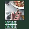 14 шт./лист, пресс для ногтей, простые накладные ногти «Аврора», зеркальные наклейки для ногтей, готовый маникюр, быстрый Nial