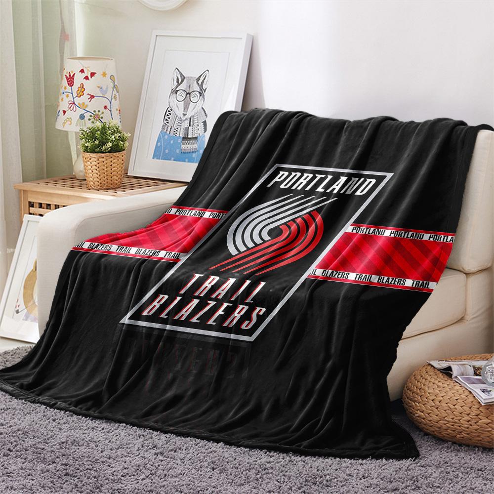 Portland Trail Blazers Flannel Blanket, High quality Comfortable for All Seasons, Home Decor, Warmth and Comfort