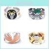 Кольцо с символикой аниме One Piece, металлическое, для фанатов косплея