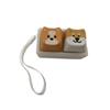 Backpack Pendant Puppy Keychain Shiba Inu Keycap Keychain Creative Keyboard Key Ring  Kids Toy