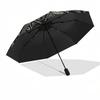 Golden Pentagram Symbol Tapestry - Mystic Decor Umbrella - Cute Umbrella with Cute Design, Portable 3-Fold Compact Umbrella fo