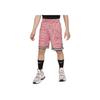 Dri-FIT DNA Logo Embroidered All-Over Print Color Block Basketball Shorts Kids Shorts University-Red FD4008-657