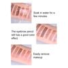 6Pcs Pull Cord Peel-off Eyebrow Pencil Waterproof Sweat-Proof Natural Long Lasting Smudge-proof Women Microblading Brow Pencil