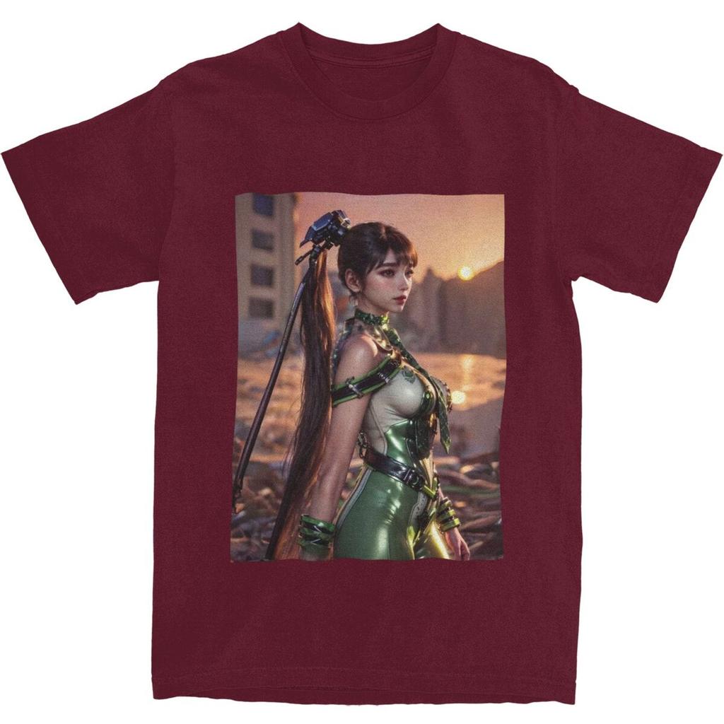 Всесезонная мужская женская футболка для фанатов игры Stellar Blade, крутые летние футболки в стиле Y2K, забавные топы из 100% хлопка, идея для подарка