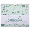 TEHAUX Yearly English Wall Calendar Monthly Schedule Planner Home Office Lightweight Compact Tear-off Daily Suitable Study Room