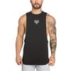 Muscleguys New Summer Mens Bodybuilding Tank Top Fitness Clothing Muslce Vest Printed Cotton Sleeveless