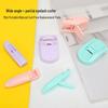 Compact Wide-Angle Mini Eyelash Curler Set - Press-Type for Precision Curling and Shaping