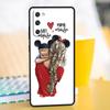 Телефон Funda женщина девочка Супер мама ребенок для Samsung Galaxy S20 FE 2022 S10e S7 S8 S21 Plus S9 S10 S22 Ultra 5G Shell