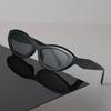 Cat Eye Sunglasses Women Men Vintage Stylish Mirror Minimalist Lens Sun Glasses Female Male Cool Personality