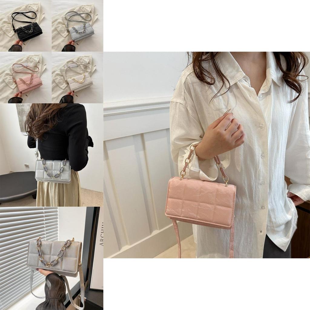 Trendy Casual Crossbody Bag For Women Elegant Pu Small Square Handbag With Soft Texture