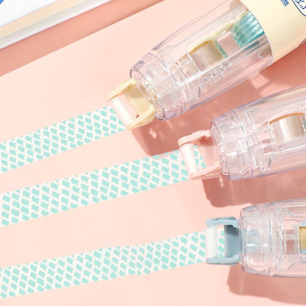 Мультяшный точечный клей, канцелярские товары, роликовая клейкая лента, двухсторонняя клейкая лента