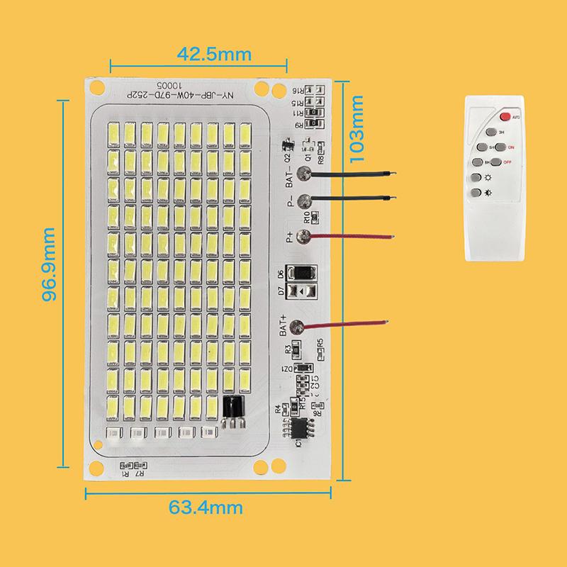 10 Вт-600 Вт Светодиодный уличный солнечный 2835 5730 Высокая яркость Шарик Проекционный свет Интегрированный источник света Световая панель