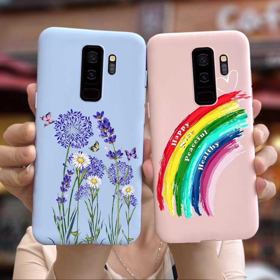 Чехол для Samsung Galaxy S9 Plus S9+ G965F Милый Конфетный Расписной Fundas Матовый Чехол для Samsung S9 S9+ S 9 Plus Чехол для Телефона Мягкие Сумки