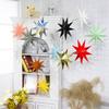 Многоразовый Праздничный Декор Подвесные Украшения Подвесные Бумажные Звезды Поделки из Бумажных Цветов