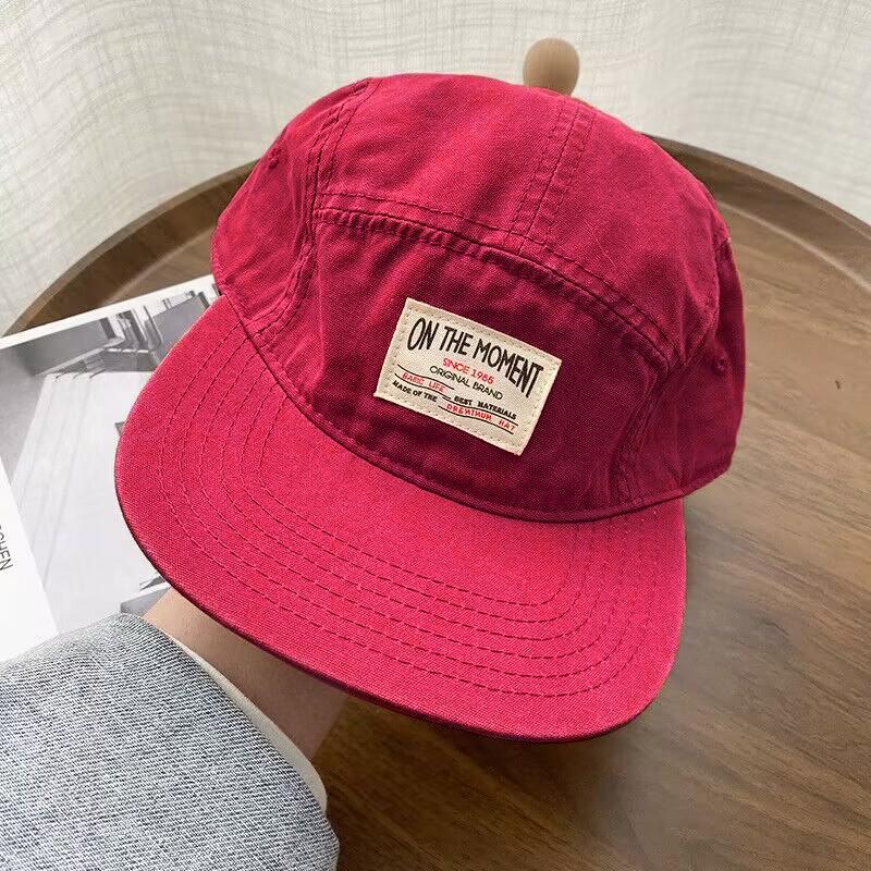 Мягкая кепка-snapback с плоским козырьком, японская, для мужчин и женщин, с коротким козырьком, хип-хоп, с козырьком, летняя, хлопковая, козырек от солнца, бейсболка