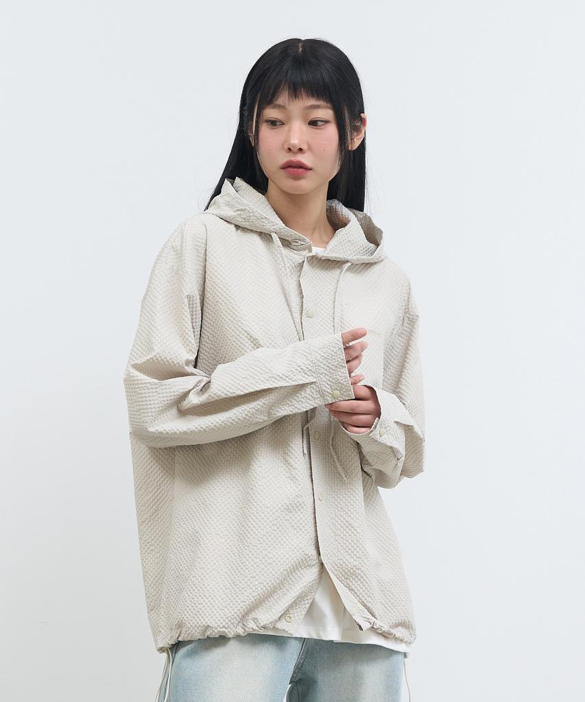 NOISE String Hoodie - Beige
