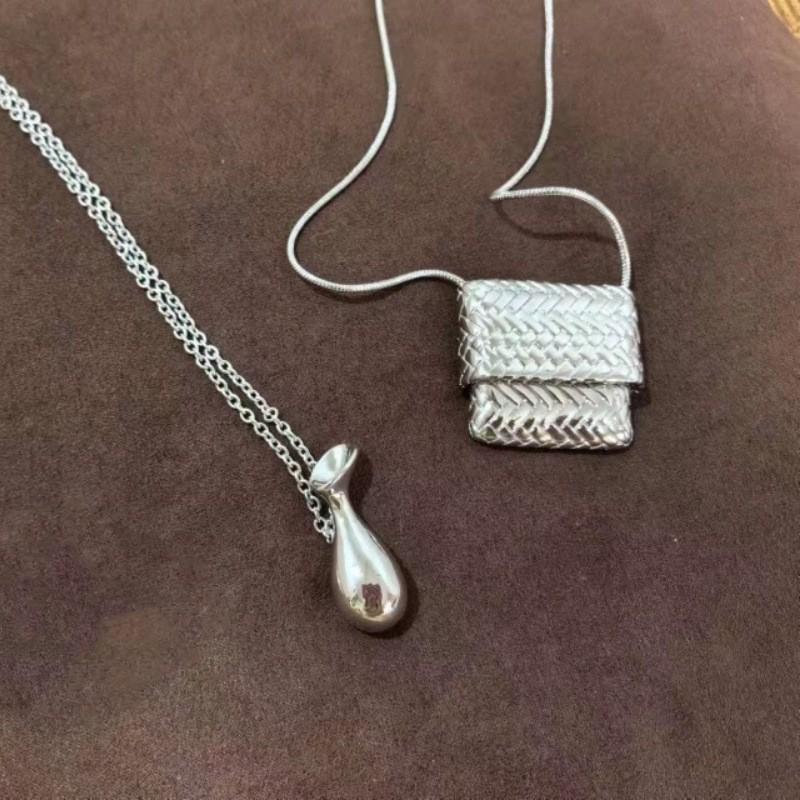 Habl Blogger Style Water Purifier Pendant Necklace - Women's Unique Layered Accessory Sweater Chain