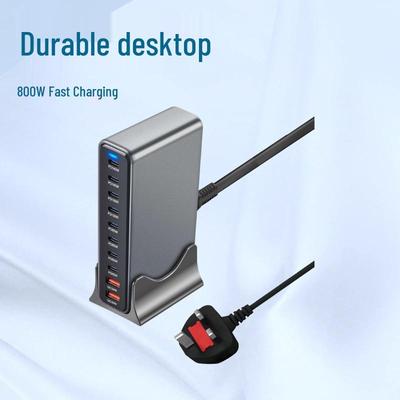 Многопортовое USB-зарядное устройство быстрой зарядки 800 Вт: Настольная зарядная станция GaN PD высокой мощности