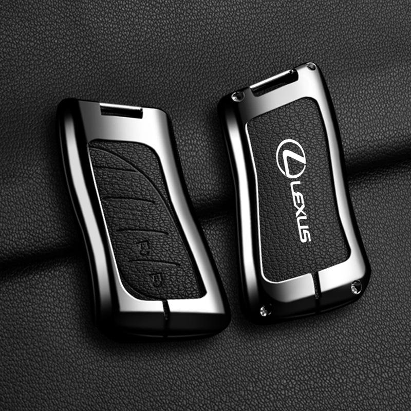 Vintage Leather Car Key Case Fob Cover For Lexus RX 300 330 350 400h ES GS RX LX GS GX NX Is 250 200 LX470 570 GX460 470 CT200h AEO1