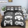 Подростковый видеоигровой стеганый пододеяльник King Gamepad Controller Комплект постельного белья для детей Мальчики Девочки Молодежный игровой комплект постельного белья из полиэстера