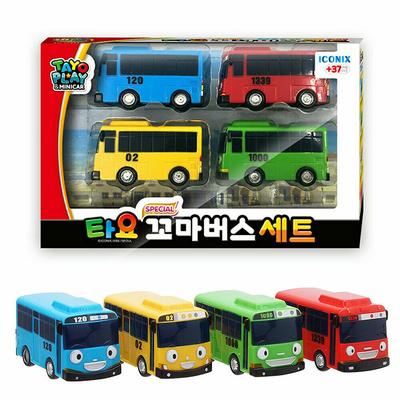 Tayo Модель из Кореи — набор из 4 предметов Little Bus Tayo Special Friends Vehicles (Tayo Gani Lani Rogi)
