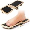 Wooden Yoga & Ballet Foot Stretcher: Single Leg Ankle Strengthener & Balance Beam Trainer