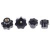 Plastic M4/M5/M6/M8 Female Thread Seven Star Shaped Head Clamping Nuts Knob