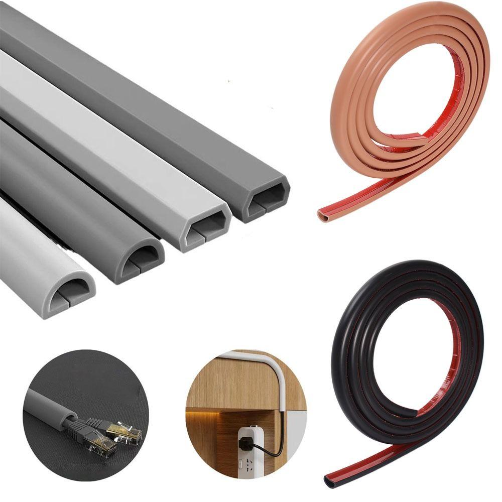 Антиэкструзионный чехол для напольного шнура, самоклеящийся защитный чехол для кабеля питания для дома и улицы