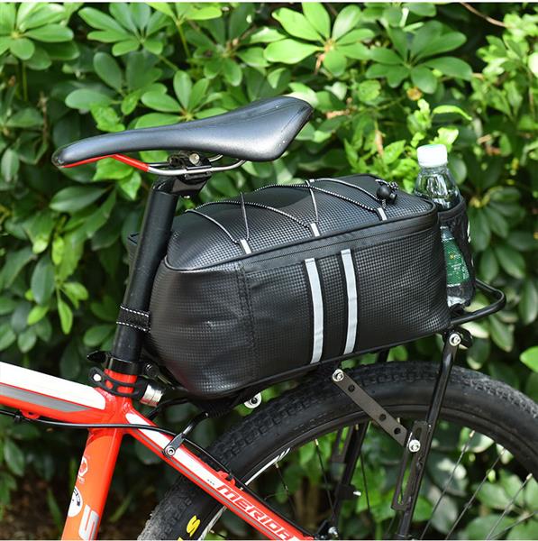 Bicycle bag, pannier, 12L, waterproof, reflective, for a bottle