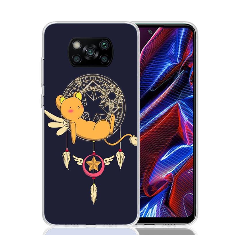 Cardcaptor Sakura Cute Magical Girl Phone Case For Xiaomi Poco F7 Ultra X7 X6 Pro X5 Redmi 15 15C 13 13C 12 12C 10 10A 10C 9 9A