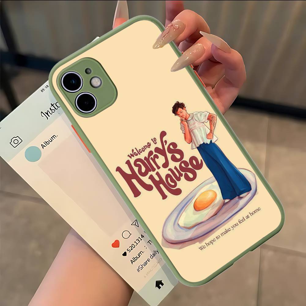 Чехол для телефона Singer S-Styles Love On Tour Harrys для IPhone 16 15 14 13 12 11 Pro Max 7 8 6 6s Plus Матовый чехол