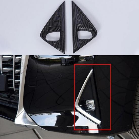Накладка на раму передней противотуманной фары из углеродного волокна для Toyota Alphard 2015-2022<