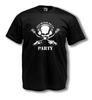 ФУТБОЛКА DJ - HARDCORE RAVE - До самой смерти будем partying - Оригинальный дизайн - Мужская футболка