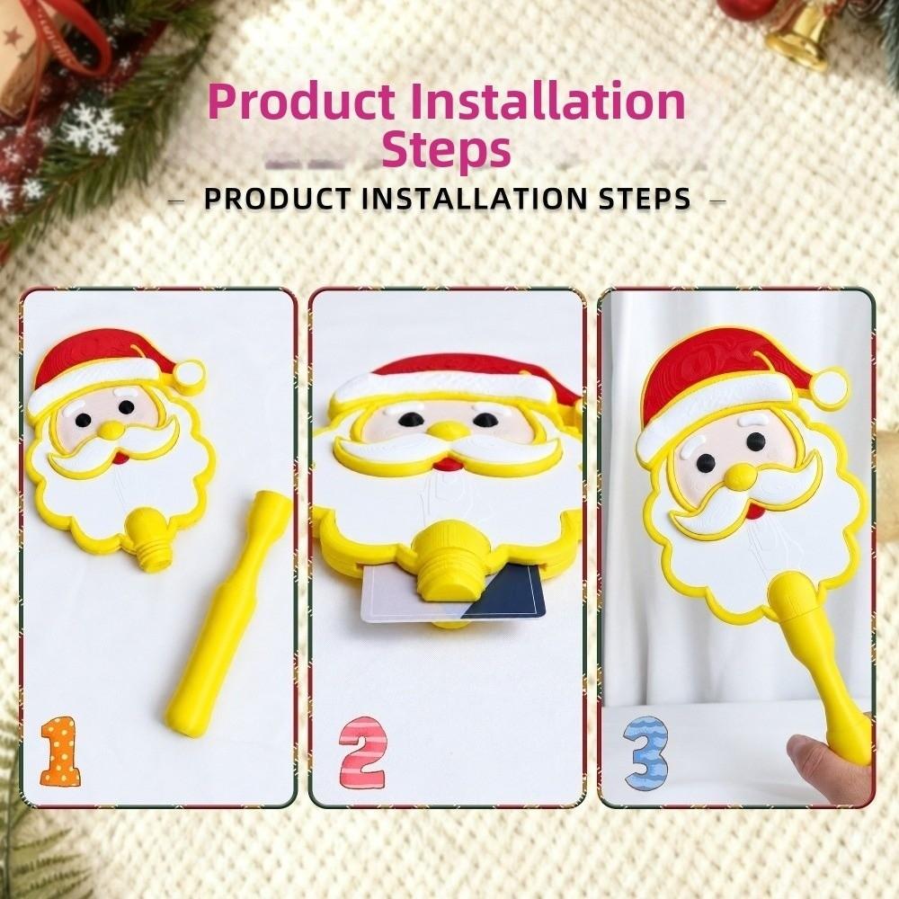 3D Printed Christmas Tap Wand Removable Card Slot Holiday Payment Wand Holiday Outing
