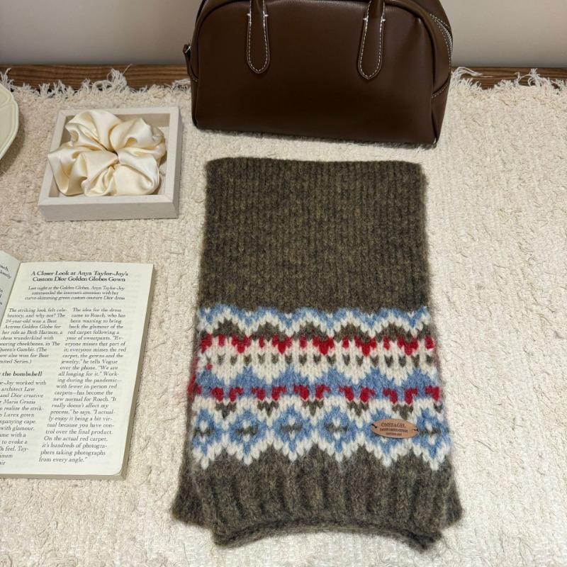 Christmas Scarf New Atmosphere Autumn and Winter Scarf New Scarf Winter Warm Scarf