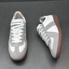 Commuter Retro Versatile White Shoes Flat Forrest Gump Training Shoes Couple Sports And Leisure Board Shoes German Training Shoes Men'S White