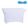 Stretch 6FT Rectangular Tablecloth for Events: Conference, Wedding, Banquet, Cocktail Bar.