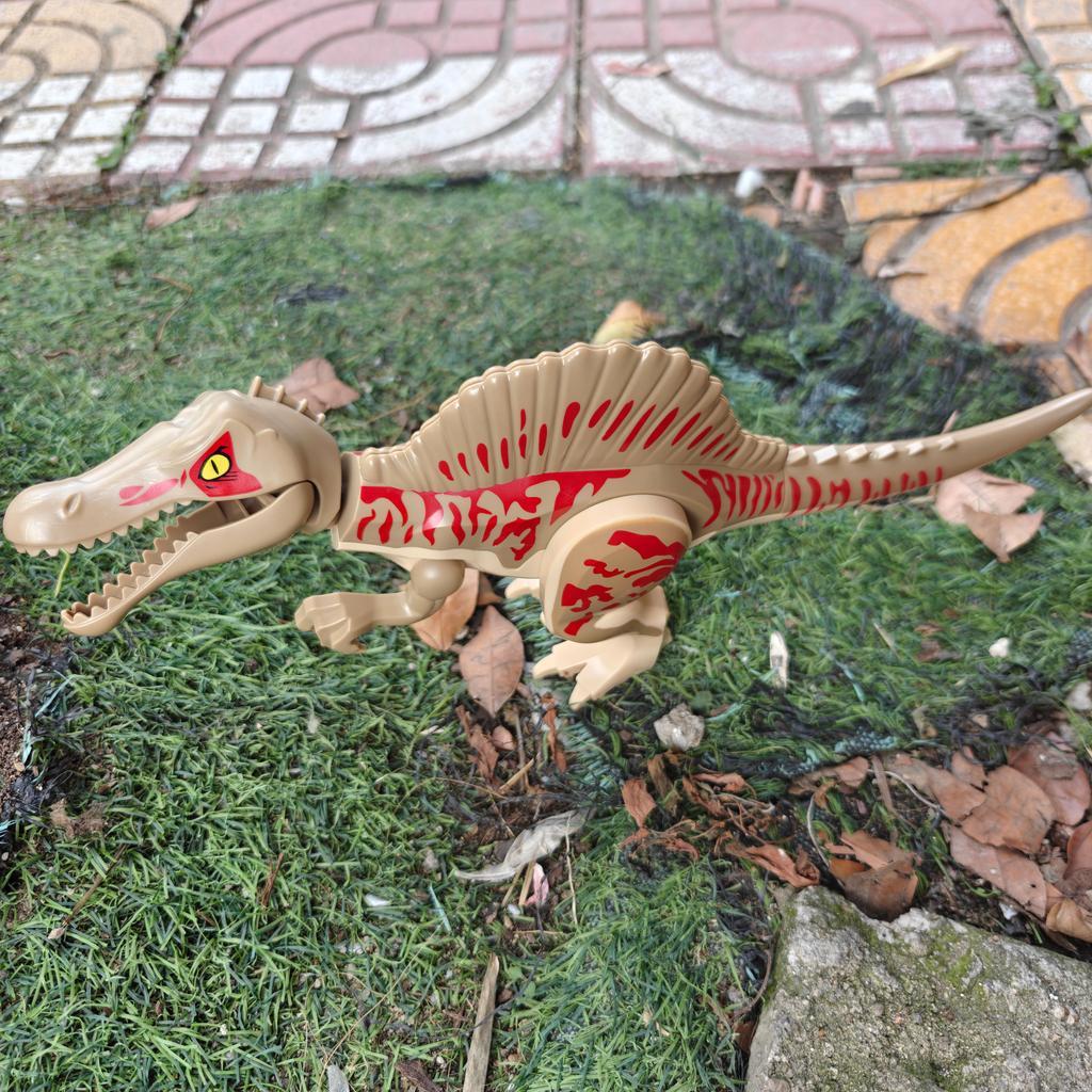 Китайский DIY Юрский динозавр Спинозавр Кетцалькоатль Воздушная Миссия Строительный Блок Образовательная Игрушка для Детей Подарки