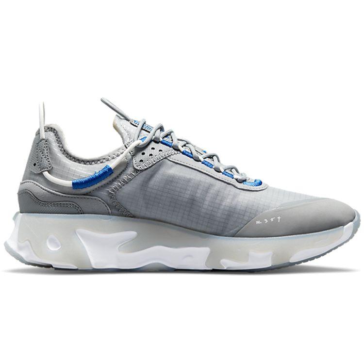 Nike React Live Light Smoke Grey Hyper Royal Мужские кроссовки Particle-Grey White CV1772-004