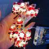 2M Christmas Decorations Santa Claus Snowman LED Light String Garland Tree Ornaments For Home Decor Xmas Navidad 2024 New Year