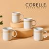CORELLE Rosemont Ceramic Mug 4p Tableware Ivory-Orange