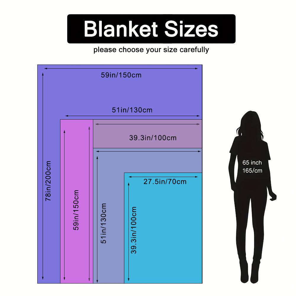 1pc Soft Flannel Black Cat & Dog Blanket – Cozy, All-Season, Fit Sofa/Bed/Office/Shawl/Leg Warmer/Camping, Gift for Pet Lovers