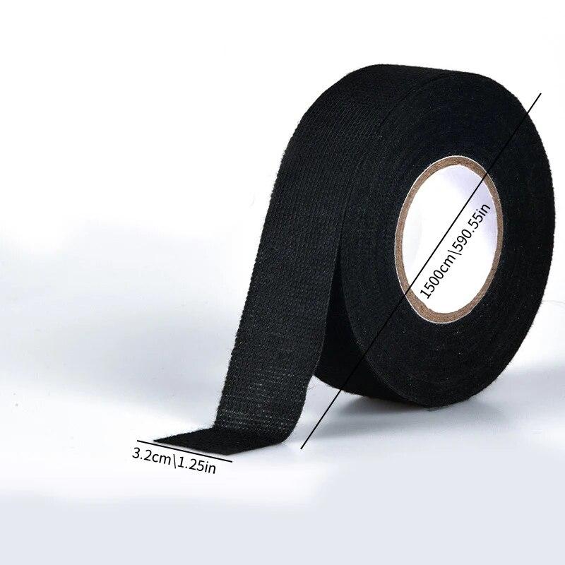 15m Tape Car Engine Compartment Car With High Temperature Resistance Insulation Flame Retardant Velvet Electrical Tape Cloth