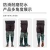 Launching Rain Shoes Water Boots Waterproof, Wear-resistant and Non-slip Fishing Over Knee Soft Sole Cloth Half Body Wading Shoes