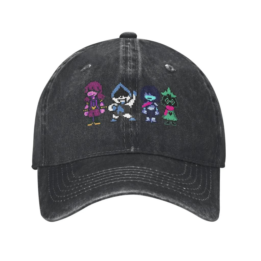 DELTARUNE SUZIE LANCER Headwear Baseball Cap Men Women Daily Hats Cap Adjustable Sun Cap