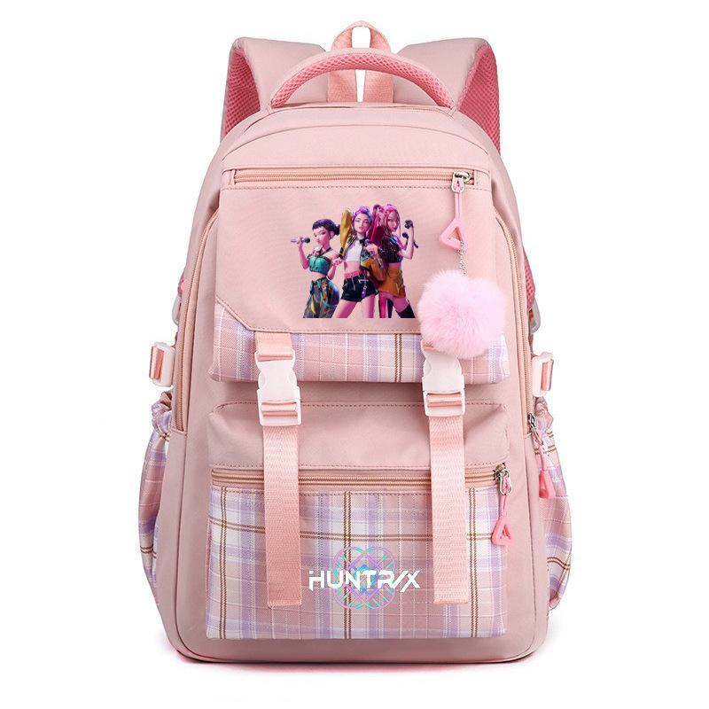 Kpop Witch Hunter Group Printed Schoolbag Korean Version Junior High School Large Capacity Student Casual Backpack