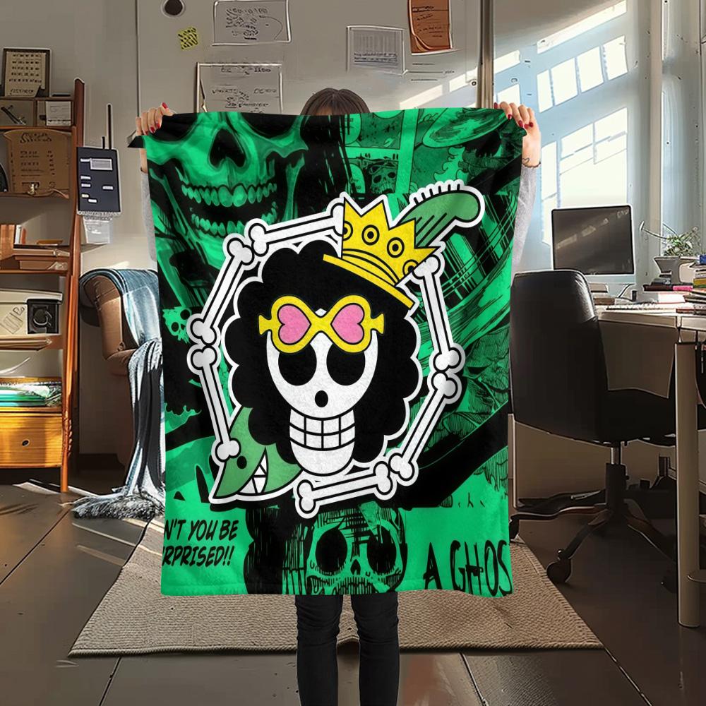 One Piece6 Flannel Blanket, High quality Comfortable for All Seasons, Home Decor, Warmth and Comfort
