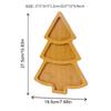 Креативный деревянный сервировочный поднос в форме рождественской елки для конфет, закусок, орехов, сухофруктов, завтрака, десерта, свадебной вечеринки, домашнего декора